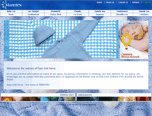 Tablet Screenshot of easyknityarns.ca